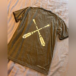 Canoe and Lake Unisex Ringer Tee Size XL BNWT